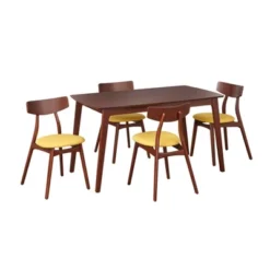 5pc Archer Rectangular Dining Set - Buylateral -Buylateral Home Cheap Store GUEST 011b26d5 2492 45a2 91dc c484dec571b6