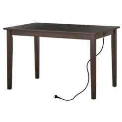 Ruston Rectangular Dining Table With USB Port - Buylateral -Buylateral Home Cheap Store GUEST 076212f7 92cb 485d 9e4f 08cbdf8048e5
