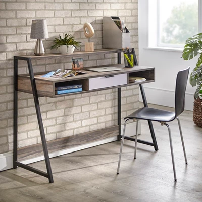 Sahana Desk Black/Driftwood - Buylateral 1 Sahana Desk Black/Driftwood - Buylateral