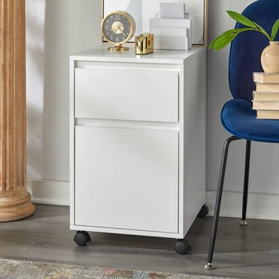 Wenz 2 Drawer Contemporary File Cabinet White - Buylateral 1 Wenz 2 Drawer Contemporary File Cabinet White - Buylateral