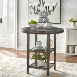 Tara Pub Table Brown - Buylateral