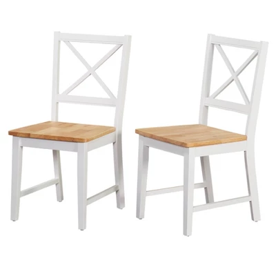 Set Of 2 Virginia Crossback Dining Chairs - Buylateral 4 Set Of 2 Virginia Crossback Dining Chairs - Buylateral - Image 4