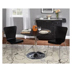 3pc Hillboro Dining Set Black - Buylateral