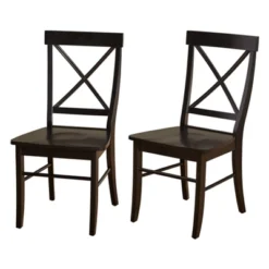 Set Of 2 Albury Cross Back Dining Chairs - Buylateral -Buylateral Home Cheap Store GUEST 1f5bea8d 020b 474a 8cff d4e8c96dcffc