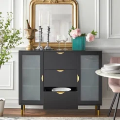 Kragen Sideboard Black - Buylateral -Buylateral Home Cheap Store GUEST 245c8324 c4fc 467f 8046 9a0a1b73a1b2