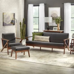 Bianca Mid-Century Modern Armchair Black/Walnut - Buylateral 5 Bianca Mid-Century Modern Armchair Black/Walnut - Buylateral -Buylateral Home Cheap Store GUEST 315f2f65 2f52 4bc9 976c 622c9d234098