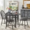 5pc Chadwick Drop Leaf Dining Set With 4 Windsor Chairs - Buylateral