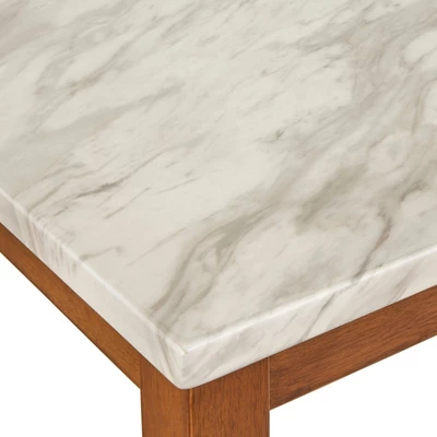 63" Edina Dining Table Walnut - Buylateral 2 63" Edina Dining Table Walnut - Buylateral - Image 2