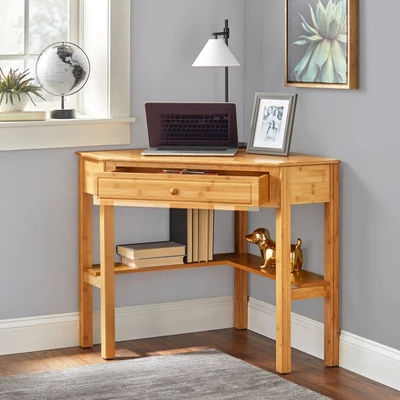 Bamboo Corner Desk Wood - Buylateral 2 Bamboo Corner Desk Wood - Buylateral - Image 2
