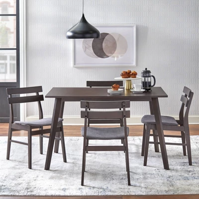 5pc Fiesta Dining Table Walnut - Buylateral 1 5pc Fiesta Dining Table Walnut - Buylateral