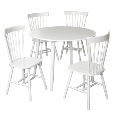 5pc Ravenna Dining Set White - Buylateral 3 5pc Ravenna Dining Set White - Buylateral - Image 3