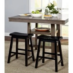 Set Of 2 24" Belfast Saddle Stools - Buylateral -Buylateral Home Cheap Store GUEST 686bf48d 8267 4d84 a7b3 c00928195fa0