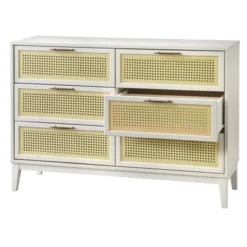 Andros 6 Drawer Dresser With Faux Cane Drawer Fronts - Buylateral 7 Andros 6 Drawer Dresser With Faux Cane Drawer Fronts - Buylateral -Buylateral Home Cheap Store GUEST 6b9c15fd a619 4b4c b531 0bb81b71f1b9