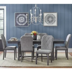 Riga Extendable Dining Table Gray - Buylateral -Buylateral Home Cheap Store GUEST 7097bc80 71a6 4561 9923 48a8a9475a67