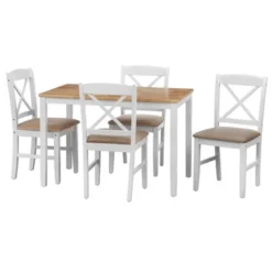 5pc Mason Rectangular Crossback Dining Set - Buylateral 11 5pc Mason Rectangular Crossback Dining Set - Buylateral -Buylateral Home Cheap Store GUEST 7342a34c 1497 4ab7 8776 db81ed7226d5