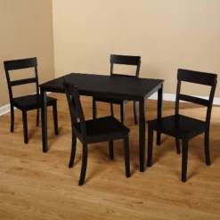 5pc Beverly Dining Set Black - Buylateral 6 5pc Beverly Dining Set Black - Buylateral -Buylateral Home Cheap Store GUEST 7bb41a7e 999f 4309 99da 6d8110b360d7