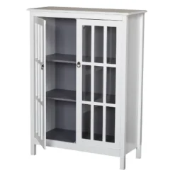 Portland Tall Cabinet White/Gray - Buylateral -Buylateral Home Cheap Store GUEST 838f0dc0 2dd0 4a11 8e80 18946088f53c