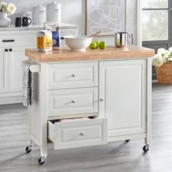Monterey Kitchen Cart White - Buylateral 5 Monterey Kitchen Cart White - Buylateral -Buylateral Home Cheap Store GUEST 85eae7bf 7cec 4e5b 9043 ed0fa80eef24