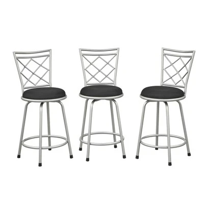 Set Of 3 Avery Adjustable Metal Barstool - Buylateral 6 Set Of 3 Avery Adjustable Metal Barstool - Buylateral - Image 6