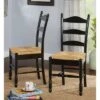 Set Of 2 Ladder Back Dining Chairs - Buylateral