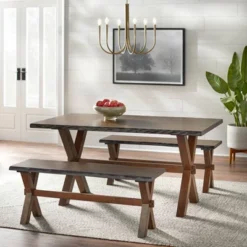Mandeville Dining Table Brown - Buylateral 6 Mandeville Dining Table Brown - Buylateral -Buylateral Home Cheap Store GUEST a0d3d6b1 e7ad 4fce ab0a c7979a83cbba