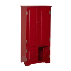 Tall Storage Cabinet Red - Buylateral -Buylateral Home Cheap Store GUEST a53daf40 2b5c 4ecc 85d3 3d4501b1c8e9