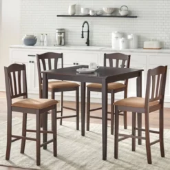 5Pc Contemporary Tribeca Counter Height Dining Set - Buylateral -Buylateral Home Cheap Store GUEST a9781440 d5c9 42c1 ae77 c13f59b1cfe1