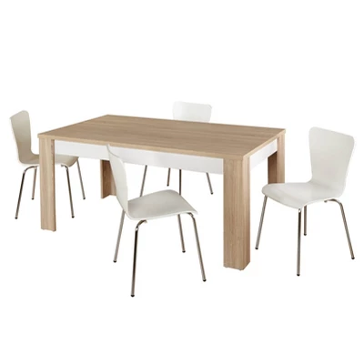 Mandy Dining Set Natural/White - Buylateral 5 Mandy Dining Set Natural/White - Buylateral - Image 5