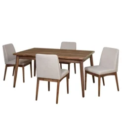 Element Mid-Century Modern Dining Set Walnut - Buylateral -Buylateral Home Cheap Store GUEST aaaa77d0 f35f 4b58 906b 29c2a047fa89