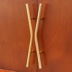 Dennes Mid-Century Modern Wire Accent Storage Cabinet Walnut - Buylateral -Buylateral Home Cheap Store GUEST aabaa43b 641e 4024 85f7 2a9229fef293