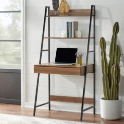 3pc Denton Ladder Desk And Shelf Walnut/Black - Buylateral 8 3pc Denton Ladder Desk And Shelf Walnut/Black - Buylateral -Buylateral Home Cheap Store GUEST aeb7134a 84b9 4fbb ada4 922c6f3e8ba0 1