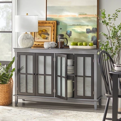 Hampshire Buffet Charcoal Gray - Buylateral 2 Hampshire Buffet Charcoal Gray - Buylateral - Image 2