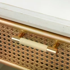 Lati Rattan Drawer End Table White/Natural - Buylateral -Buylateral Home Cheap Store GUEST b43e9d26 4933 4485 bbca cbf248bd0361