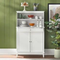 Farmhouse Buffet And Hutch White - Buylateral -Buylateral Home Cheap Store GUEST b52e0238 ae99 4025 a12b da18ff30b173