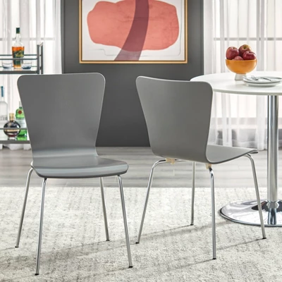 Set Of 2 Pisa Modern Bentwood Dining Chairs - Buylateral 1 Set Of 2 Pisa Modern Bentwood Dining Chairs - Buylateral