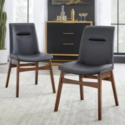 5pc Vance Dining Set Black- Buylateral