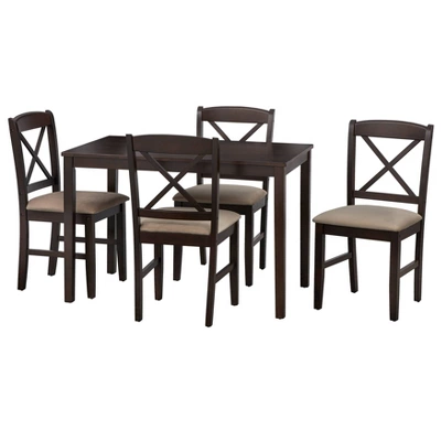 5pc Mason Rectangular Crossback Dining Set - Buylateral 5 5pc Mason Rectangular Crossback Dining Set - Buylateral - Image 5