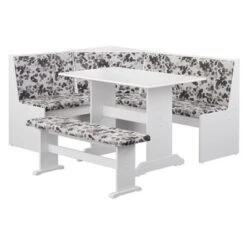 3pc Lacey Upholstered Nook Set - Buylateral -Buylateral Home Cheap Store GUEST bd2978ee 5a24 4517 8d0a 906f15dc35b2