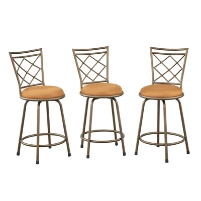 Set Of 3 Avery Adjustable Metal Barstool - Buylateral 5 Set Of 3 Avery Adjustable Metal Barstool - Buylateral - Image 5