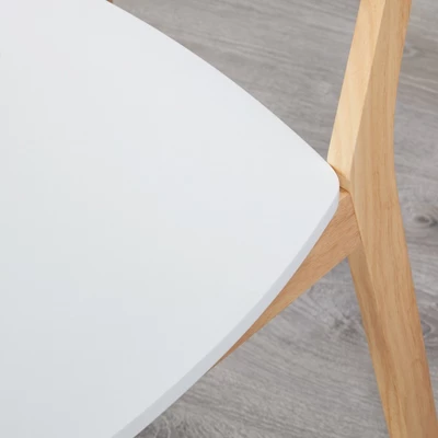 5pc Perla Dining Set White/Natural - Buylateral 5 5pc Perla Dining Set White/Natural - Buylateral - Image 5