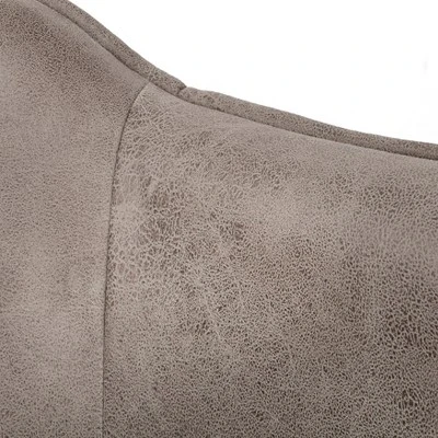 5pc Jonas Round Dining Set Walnut/Gray/Black - Buylateral 7 5pc Jonas Round Dining Set Walnut/Gray/Black - Buylateral - Image 7