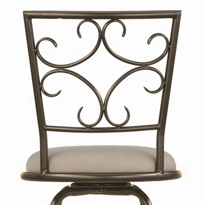 Set Of 3 Claremont Adjustable Height Swivel Barstools Black - Buylateral 2 Set Of 3 Claremont Adjustable Height Swivel Barstools Black - Buylateral - Image 2