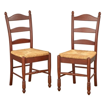 Set Of 2 Ladder Back Dining Chairs - Buylateral 6 Set Of 2 Ladder Back Dining Chairs - Buylateral - Image 6