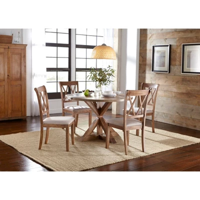 Charlotte Pedestal Dining Table Driftwood - Buylateral 4 Charlotte Pedestal Dining Table Driftwood - Buylateral - Image 4