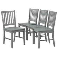Set Of 4 Contemporary Shaker Dining Chairs - Buylateral -Buylateral Home Cheap Store GUEST d6546b0c abbb 4d11 99bc b9dd06bec0aa