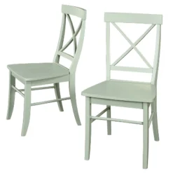 Set Of 2 Albury Cross Back Dining Chairs - Buylateral -Buylateral Home Cheap Store GUEST da994b99 26ab 42cf 8ec0 1927c68a3ced