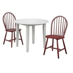 3pc Chadwick Drop Leaf Dining Set With 2 Windsor Chairs - Buylateral -Buylateral Home Cheap Store GUEST dba4140e d45a 464c b6a8 93a83dbc00c4