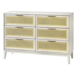 Andros 6 Drawer Dresser With Faux Cane Drawer Fronts - Buylateral 9 Andros 6 Drawer Dresser With Faux Cane Drawer Fronts - Buylateral -Buylateral Home Cheap Store GUEST e25486b7 d645 4502 a14f 2594bad7a434