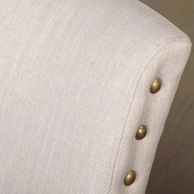 6pc Burntwood Parson Dining Set With Bench Weathered Gray - Buylateral 8 6pc Burntwood Parson Dining Set With Bench Weathered Gray - Buylateral - Image 8