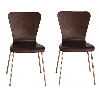 Set Of 2 Pisa Modern Bentwood Dining Chairs - Buylateral 6 Set Of 2 Pisa Modern Bentwood Dining Chairs - Buylateral - Image 6